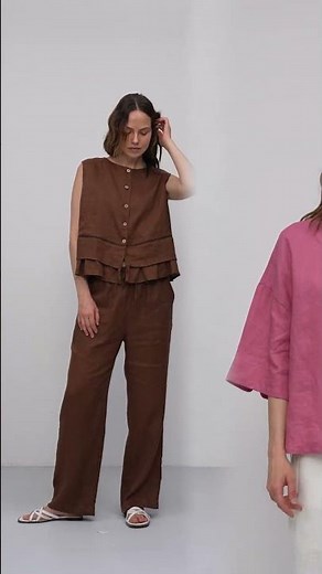 Elegant Linen Blouses for Women 50+ | Quiet Luxury Style ✨ #linenstill #sustainablefashion