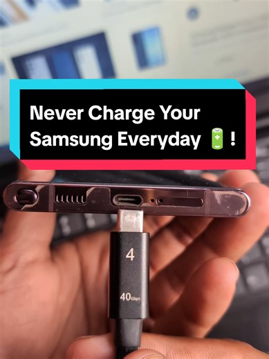Never Charge Your Samsung Everyday 🔋! #samsung #charging #settings #android #tipsandtricks