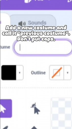 How to switch costume to previous costume? - Scratch Hack