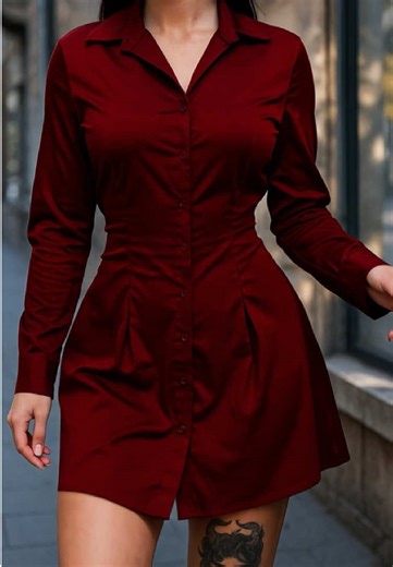 Open Front Slim Mini Dress ❤️‍🔥✨ #womensfashion #minidress #tiktokshopfalldealsforyou #vnecktshirt #casualoutfits