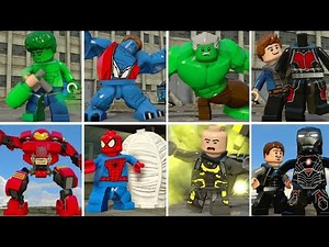 All Character Transformations & Suit Ups in LEGO Marvel's Avengers