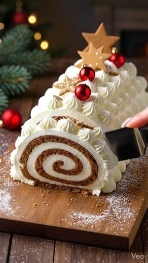 Perfect Swiss Roll Slice ✨ So Smooth… ASMR #satisfying #oddlysatisfying #relaxing #trending #asmr