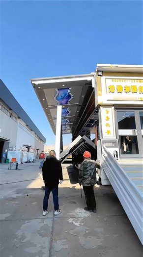 Multi-purpose small mobile truck, foldable party and event catering vehicle.#Dining room#campervan