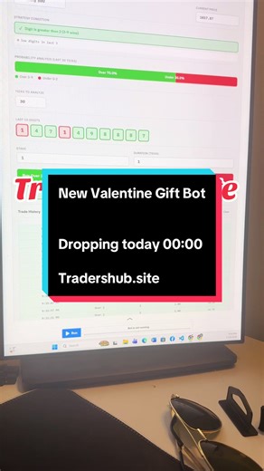 New Valentines gift bot #valentinesday #deriv #binarytool #derivforbegginers #fyp