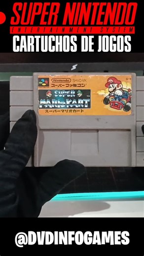 Super Mario Kart Japonês cartucho SNES #shorts