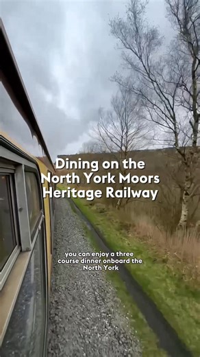 Yorkshire’s most scenic dining room? We think so. 🥂 Jump aboard the North York Moors Heritage Railway to be whisked away through rolling hills, charming villages and moorland, all while enjoying a freshly prepared three-course meal🌳🍽️ 📍 North Yorkshire Moors Railway, Visit North Yorkshire ⭐ The Yorkshireman | VisitEngland