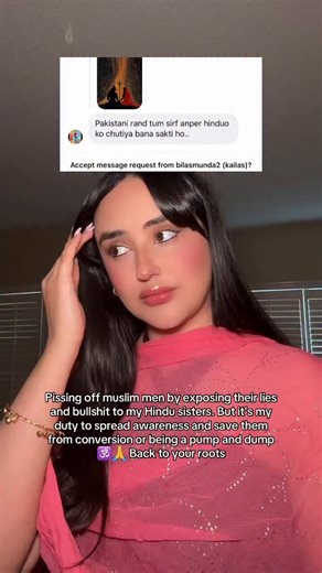 This is the reality of peaceful men when hindu woman didn't convert they start them rand! this queen is exposing every single mu!!a across the World more power to you queen.Keep going don't stop spread awareness about love jihad some honda shernis will learn something good from you.