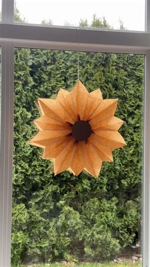 Viral DIY Paper Flower Window Decor 🌸