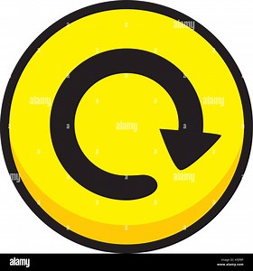 restart refresh video game asset menu icon button layer vector art illustration Stock Vector Image & Art - Alamy