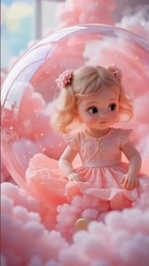 “Baby Inside a Giant Strawberry Candy Bubble 🍓#short #shortvideo t#asmr