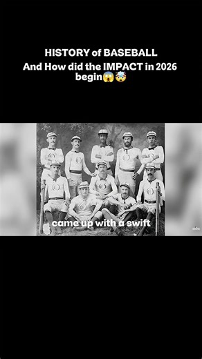 Now I know how start baseball and who invented on history of baseball🤯🤯@MLB