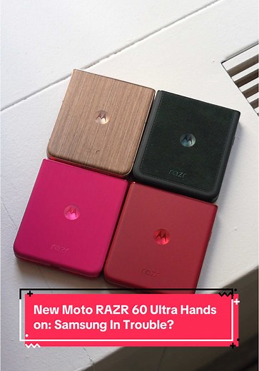 Motorola Razr 60 Ultra: Samsung Galaxy Z Flip의 도전