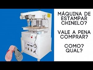 Maquina Para Estampar Chinelos - Antes de Comprar Veja este Vídeo - Como Fazer Chinelo Personalizado