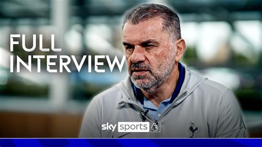 Tottenham head coach Ange Postecoglou | FULL INTERVIEW