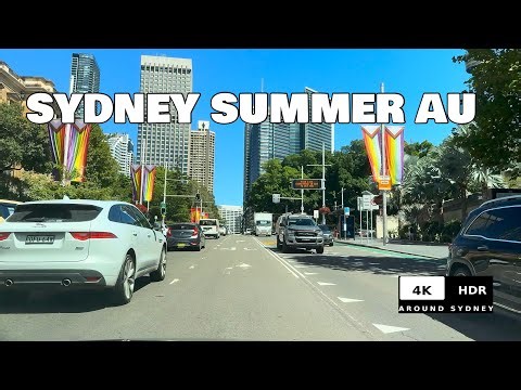 CITY ROUTE Summer | Bondi Beach → Opera House | Sydney Drive 4K HDR 60FPS POV AU
