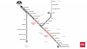 RTD's E, H and R lines are running at reduced speeds. Expect delays in slow zones between the impacted stations. | RTD