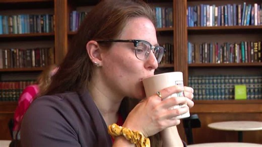 Omaha woman finds comfort and community visiting 100 coffee shops