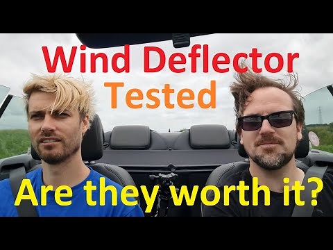 Is a Convertible Wind Deflector Worth It? - Saab 9-3 Official Deflector Road Test