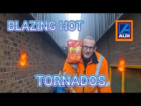 Reviewing Aldi Blazin Hot Tornado Crisps