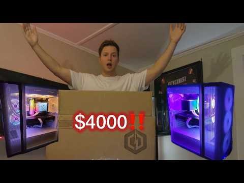 $4000 CYBERPOWER PC UNBOXING