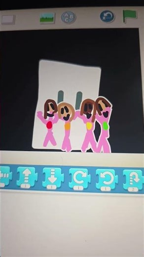 hi guys how are you ☺️ doing this in scratchjr 🥳🥳🥳