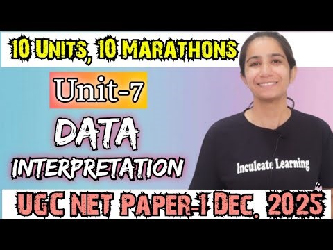 Data Interpretation Updated Marathon | UGC NET Paper-1 Unit-7 Dec 2025 #ugcnet #ugcnetpaper1
