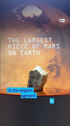 Mars meteorite auctioned for record price of €4.5 million | DW News