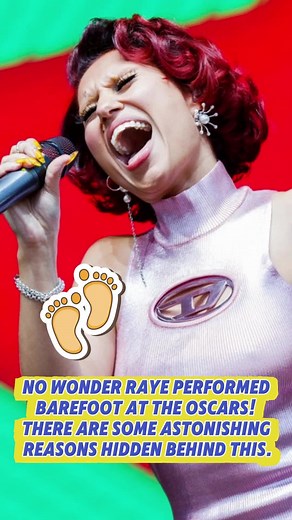 Raye's Stunning Barefoot Performance at the Oscars 2025