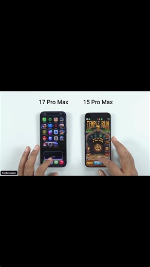 29 reactions | iPhone 17 Pro Max VS iPhone 15 Pro Max Speed Test Comparison | Sam Khan | Facebook