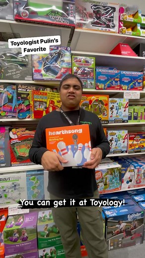 Toyologist Pulin loves this Giant Inflatable Bowling Set! 🎳 You can bowl outdoors or indoors BIG time! The outdoor/indoor bowling game includes 6 29”H giant polyester inflatable bowling pins. Knock ‘em with your equally gigantic 29”H bowling ball. Get yours at Toyology Toys today or at www.toyologytoys.com #shoplocal #shopsmall #toyologytoys #toyology #besttoystore #hearthsong HearthsongHearthsong https://toyologytoys.com/products/giant-bowling-game?_pos=1&_sid=415e8d590&_ss=r | Toyology Toys