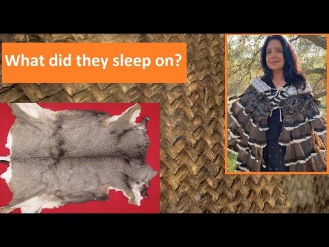 What did Native Americans sleep on?