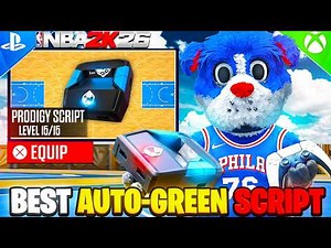 Cronus Zen NBA 2K26 AUTO-GREEN Script (PS5/XBOX/PC)