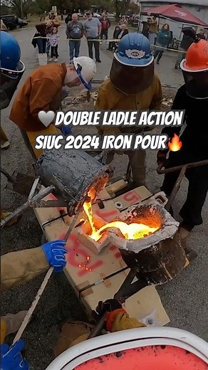 How We Poured a 100 lb Mold with an 80 lb Furnace Tap | Iron Casting at SIU