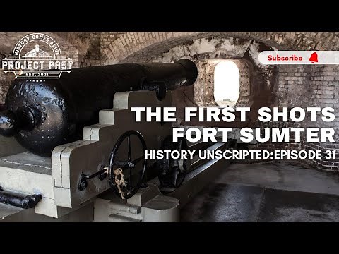 The First Shots of the American Civil War | Fort Sumter | The American Civil War
