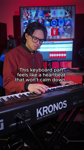 This keyboard part feels like a heartbeat 🎹 #shorts #keyboard #80srock #emorock #rockmusic #korg