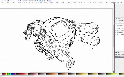 blender导出SVG文件