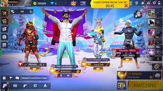 Exciting Random Global CSR Strategies for Free Fire