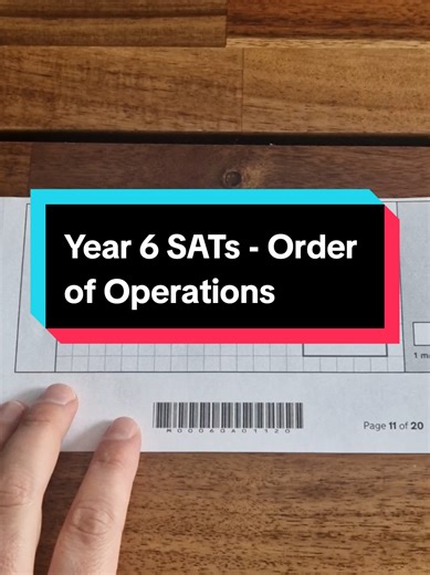 Understanding the Order of Operations in Year 6 SATs