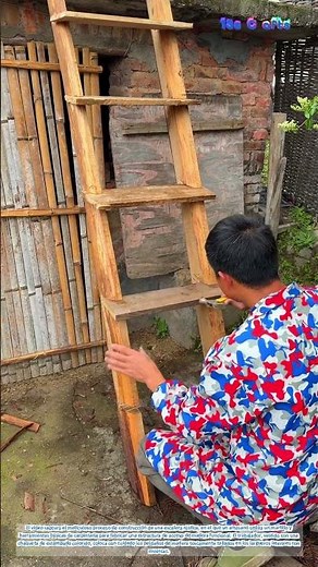 Carpintería tradicional: fabricación artesanal de una escalera de madera con herramientas sencillas
