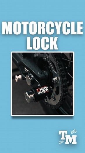 Tech Moments on Instagram: "Crazy Motorcycle Theft Protection EasyBlock is a revolutionary wheel-locking security device designed to protect motorbikes and riders on the go. Credits: @ easyblock_italia / IG #tech #technology #engineering #innovative #reels"