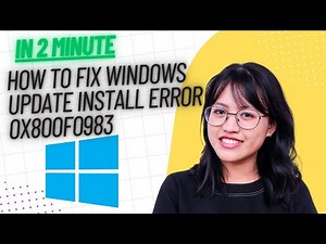 Fix Windows Update Error 0x800f0983 (Step-by-Step Guide)
