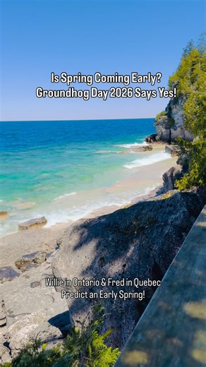 Travel & Tour Tips on Instagram: "Groundhog Day 2026: Canadian Groundhogs Call for an Early Spring! Groundhog Day: • When: February 2 every year • What it means: • A traditional folk event used to predict the arrival of spring. • If a groundhog sees its shadow → 6 more weeks of winter • If it doesn’t see its shadow → early spring • Origin: • Dates back to European folklore, later popularized in North America. - Reality check: • It’s a fun cultural tradition, not a scientific weather forecast 😊