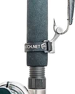 Hook Keeper for Fishing Rod: Regular & Mini Sizes - Secure Lure & Accessory Holder (White, Regular)