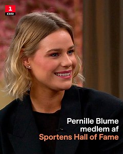 Pernille Blume er kommet i rigtig fint selskab. Hun er nemlig det nyeste medlem af Sportens Hall of Fame 🏆👏 Kæmpe stort tillykke! | Aftenshowet - DR