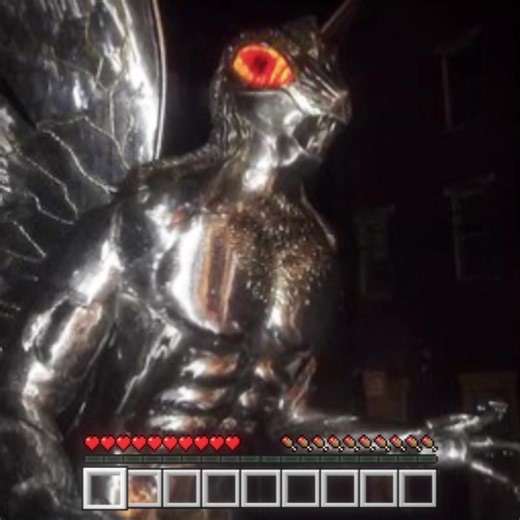 the abs are necessary 🙂‍↕️ #mothman #cryptid #trend #template #funny | the mothman