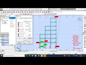 Frame Analysis in Robot Structural Analysis | 2D Frame Analysis