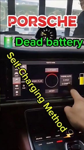 Porsche Hybrid Dead Battery? Self-Charge Fix!⚡🔋