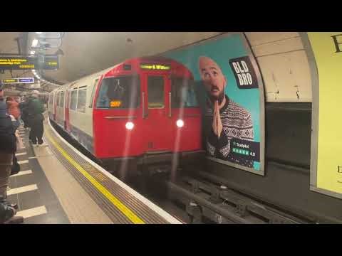 A bakerloo line train going to harrow and willstone 