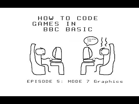 MODE 7 Graphics - How To Code Games In BBC BASIC (5)