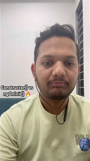 Constructor vs ngOnInit in Angular 🔥 (30s Tip)
